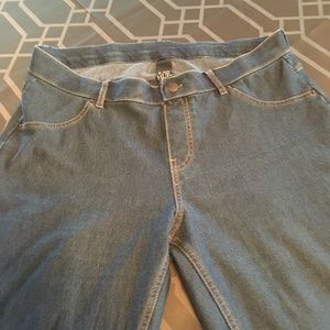 Hue denim leggings size 12 pre-owned